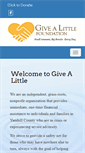 Mobile Screenshot of givealittlefoundation.org